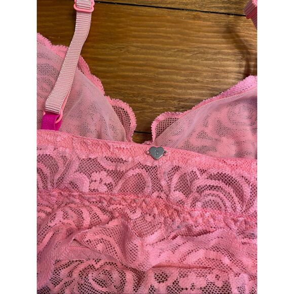Victoria’s Secret PINK Large lace bralette sexy lingerie - Picture 4 of 7
